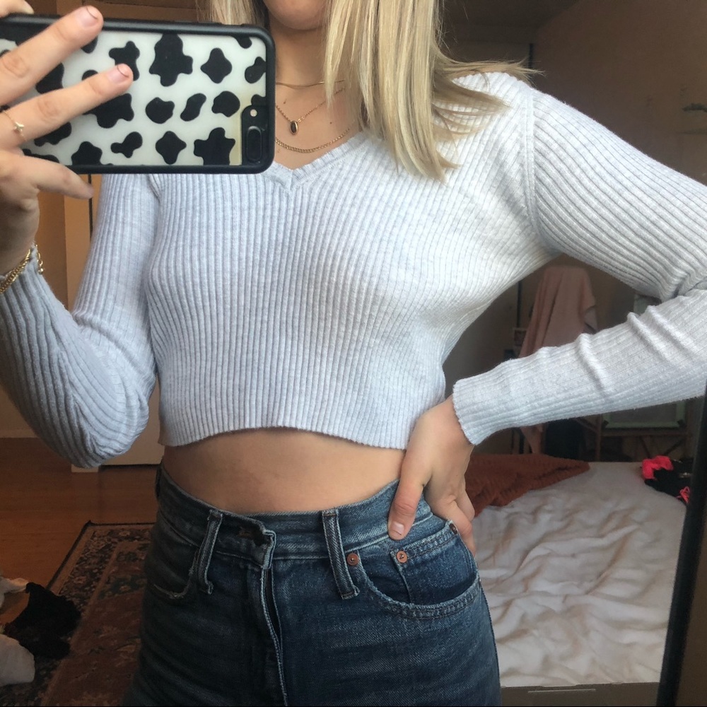 brandy melville crop sweater